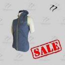 Grey Sleeveless Hooded Top Women